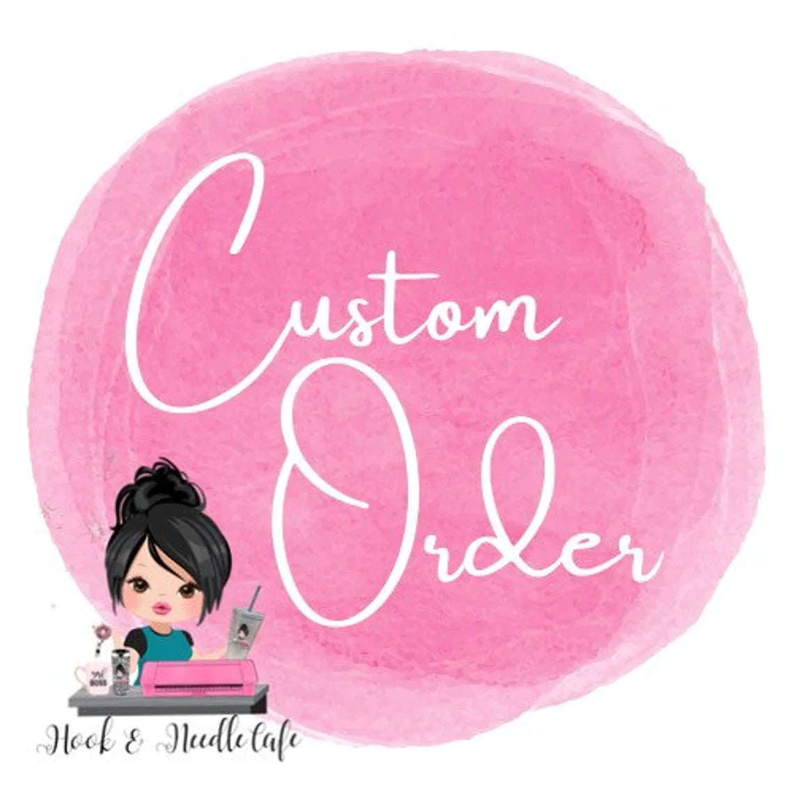 Custom Vinyl Decal Sticker 2”- 3” 50 count per order.