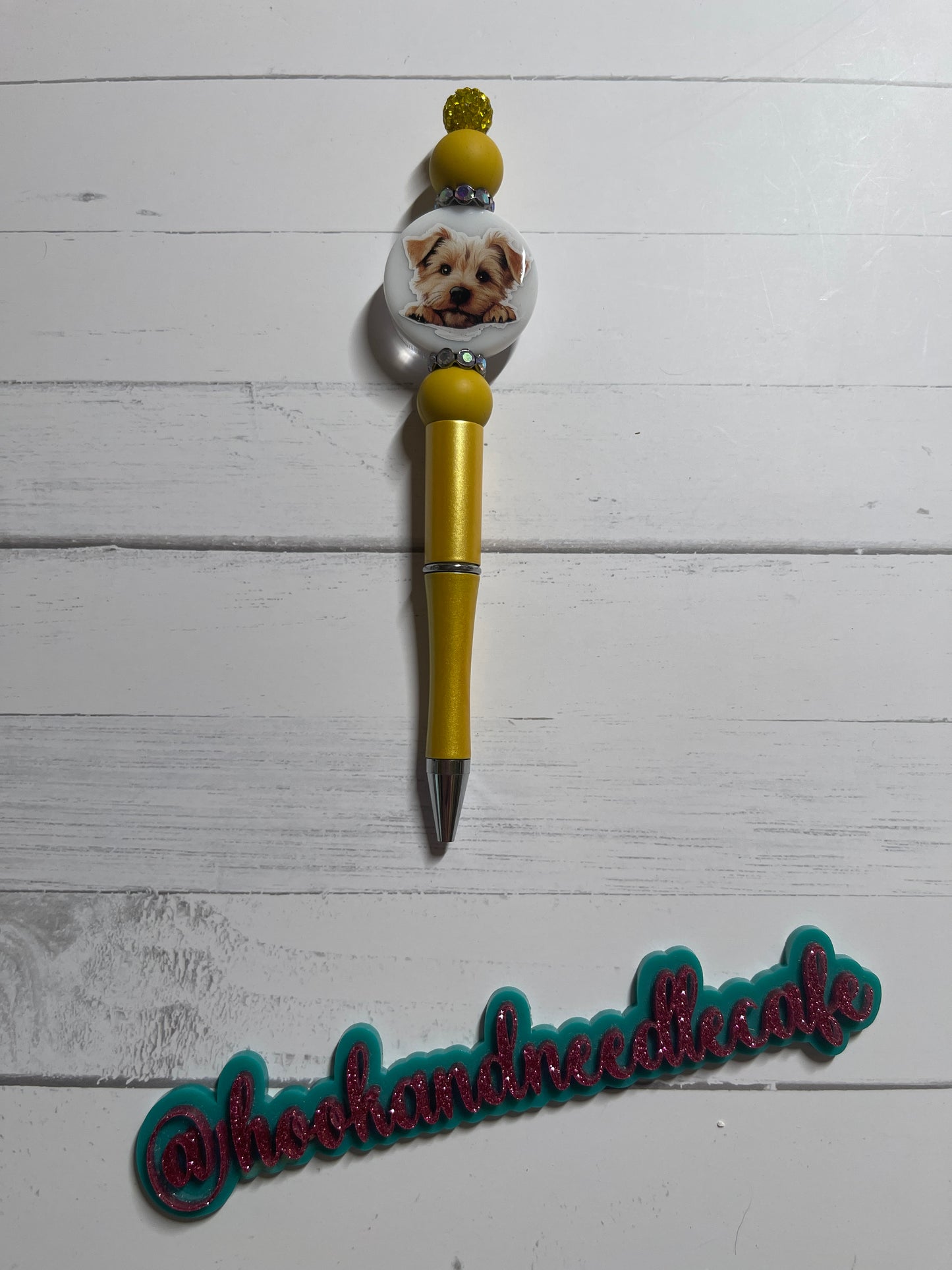 Dog Mom Focal Beaded Pen