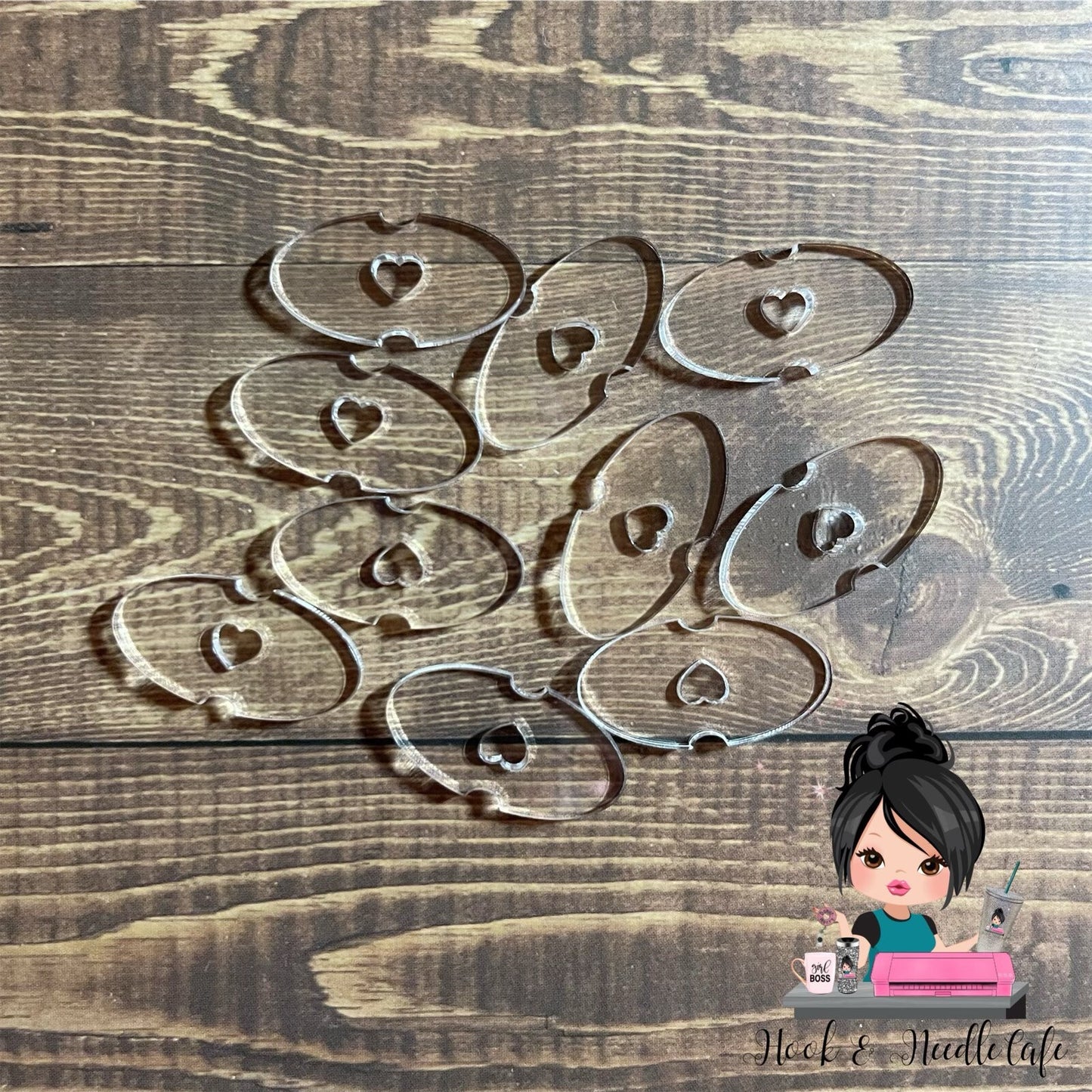 POM BUTTON: Removable pom button for poms with elastic or cinch! An original Hook & Needle Cafe design! No sew pom button 10 pcs per order