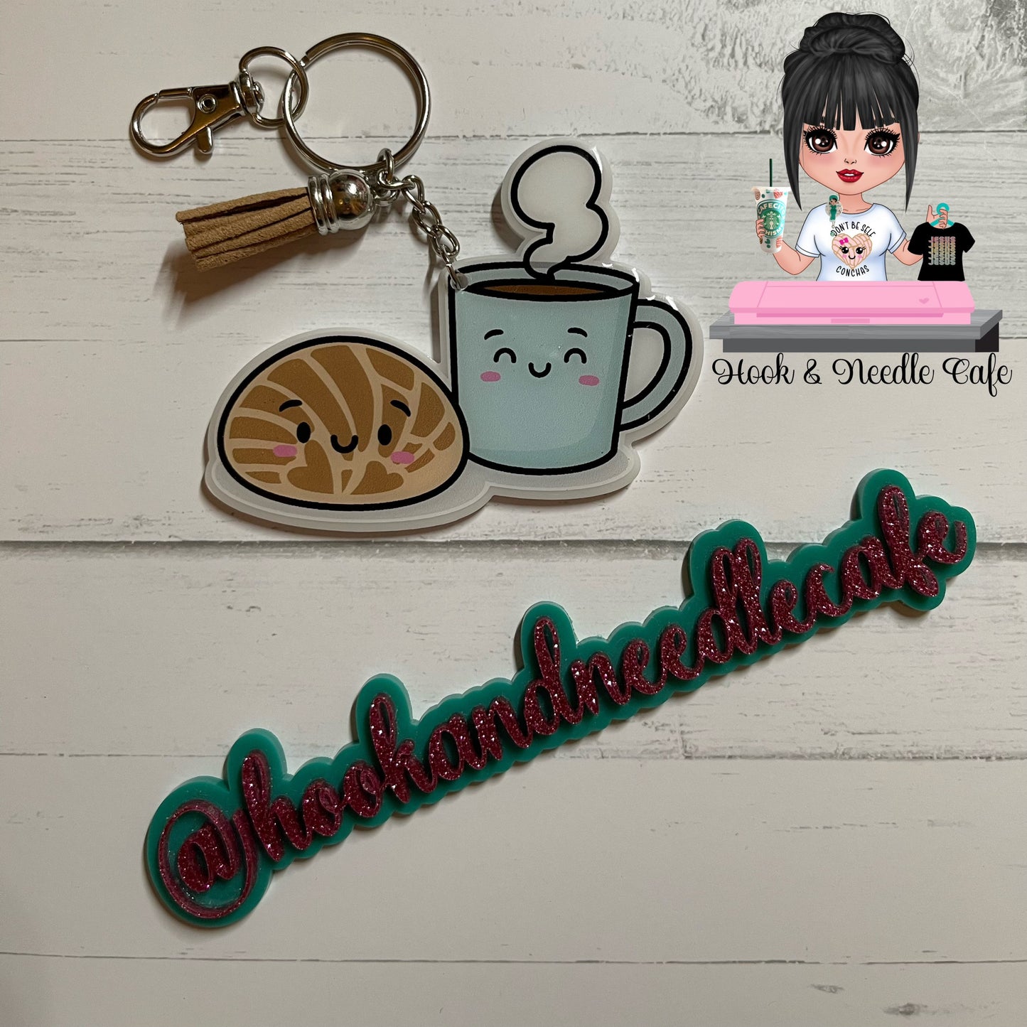 Mexican-street food-Kawaii-Badge holder-Latin-Latina-Elote-Champurrado-Esquites-Tamal-Pan de muerto-Hispanic-Concha-Cute-Cultura-Cafe-Coffee