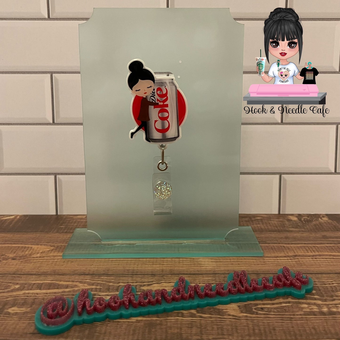 Diet Cola Lover-Cute Badge Holder-Healthcare Worker-Cola Lover-Cute Gift-Soda Lover-Key Chain-Nursing gift