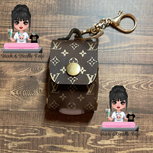 Fashion Designer handbag hand sanitizer keychain