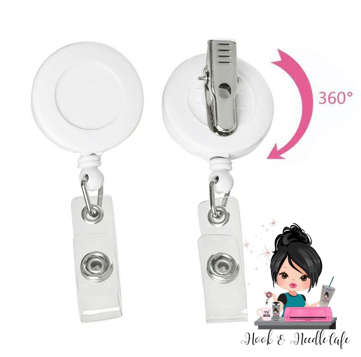 Baby Coffee Badge Reel Retractable - The Child