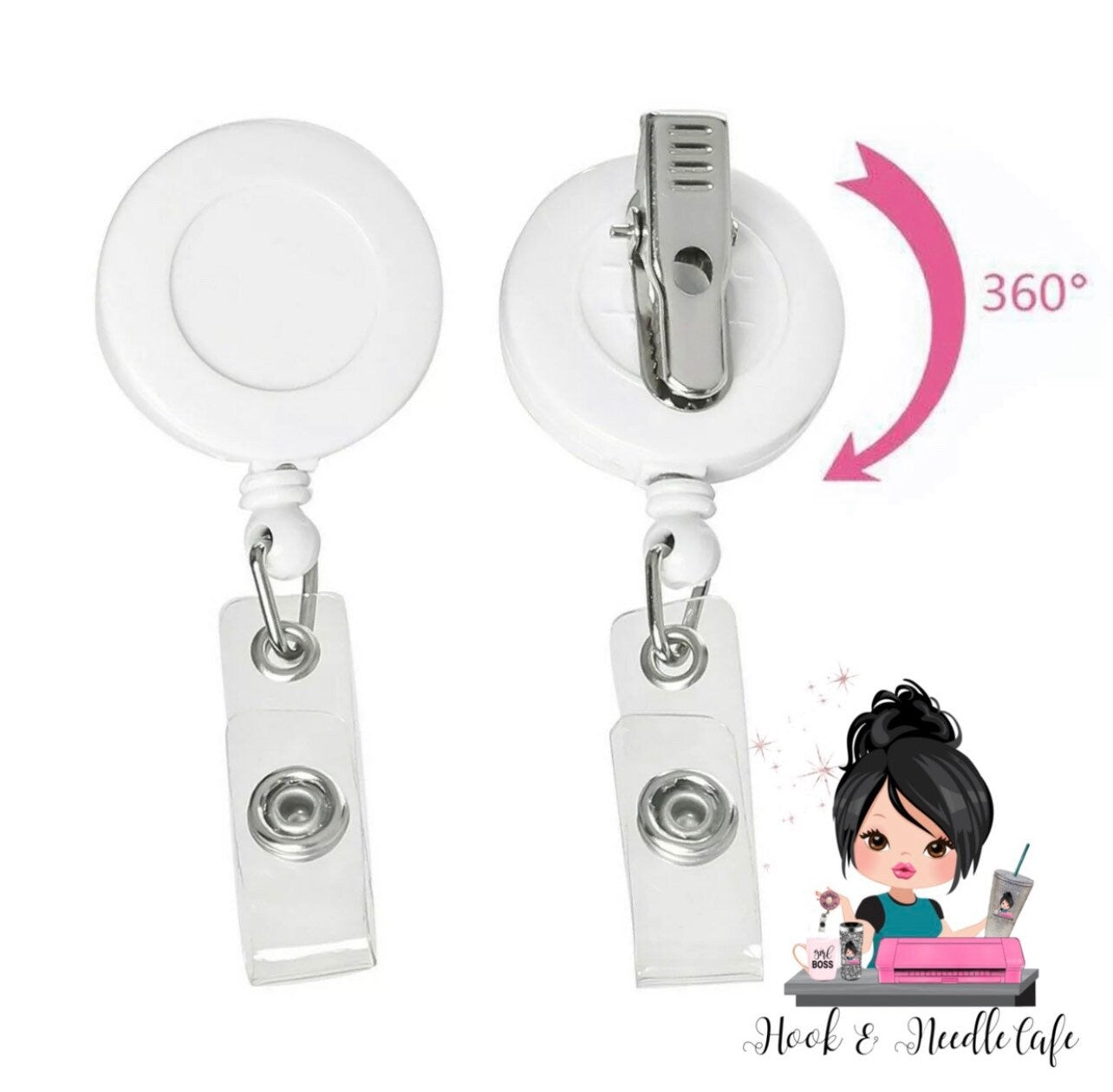 Cassette tape badge reel - mixed tape - the 90’s - old school - best of the 80’s - Retractable badge holder - nurse - RN medical field- cute