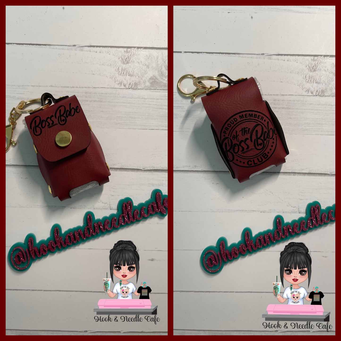 Boss Babe Handbag hand sanitizer holder