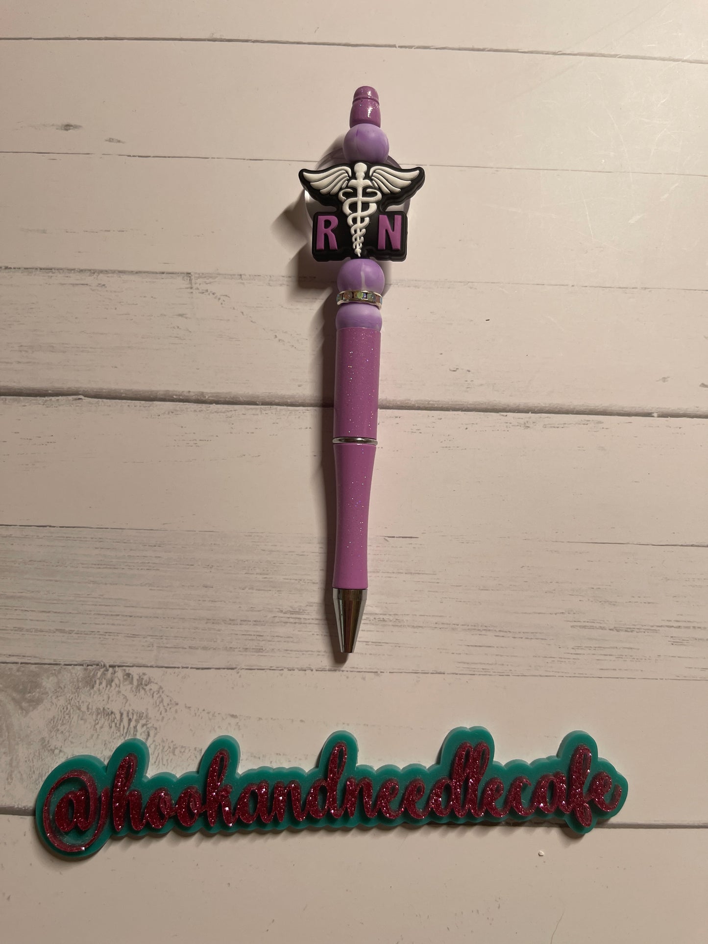 Nurse Healthcare Vet Tech Focal Beaded Pen