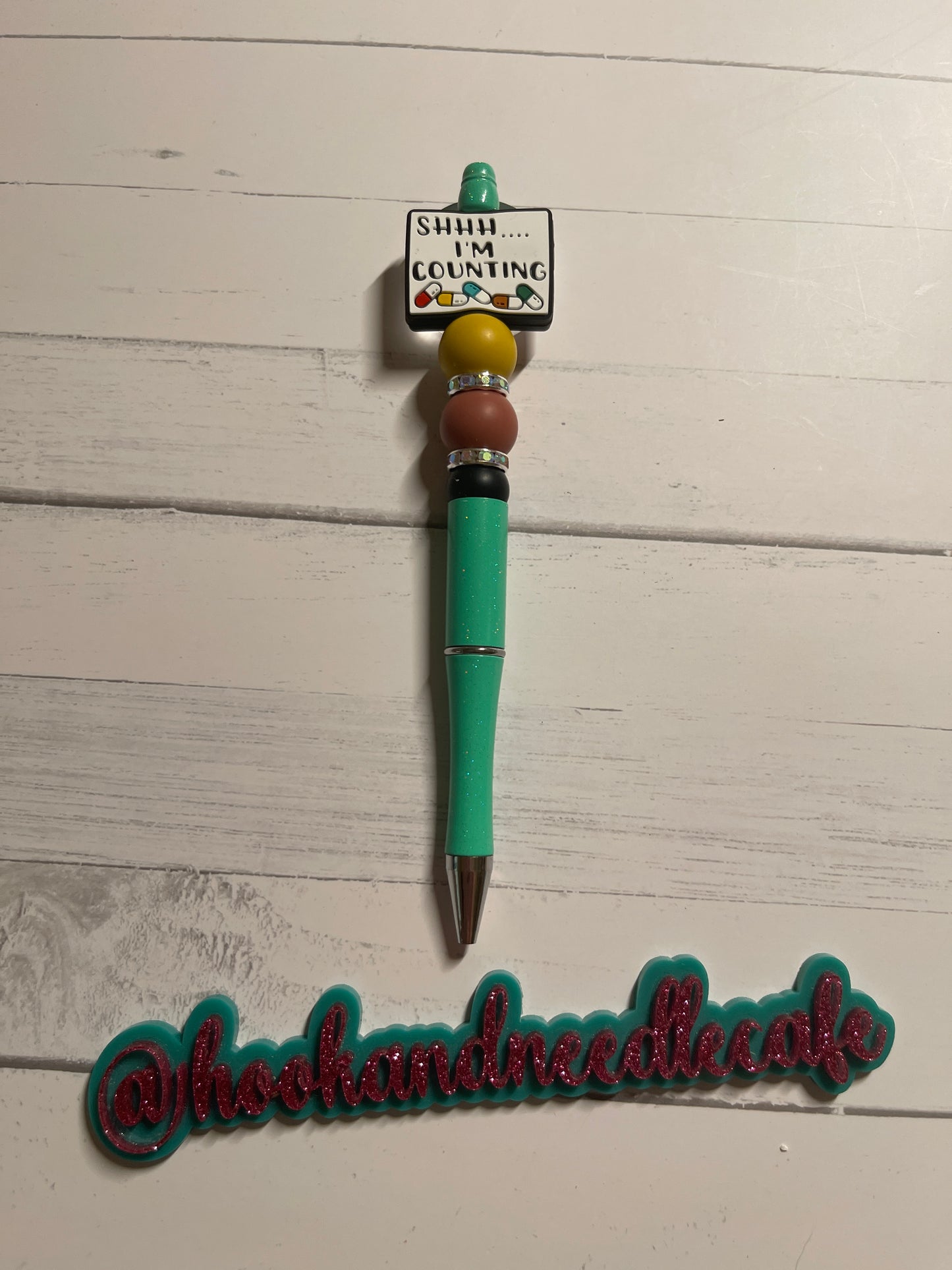 Nurse Healthcare Vet Tech Focal Beaded Pen