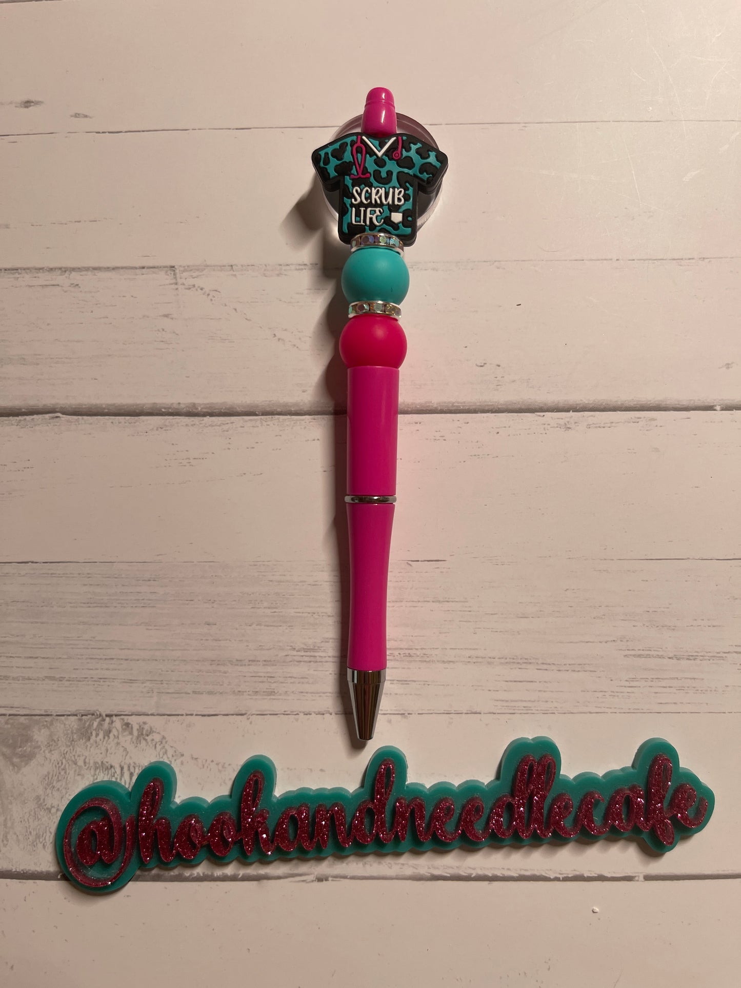 Nurse Healthcare Vet Tech Focal Beaded Pen