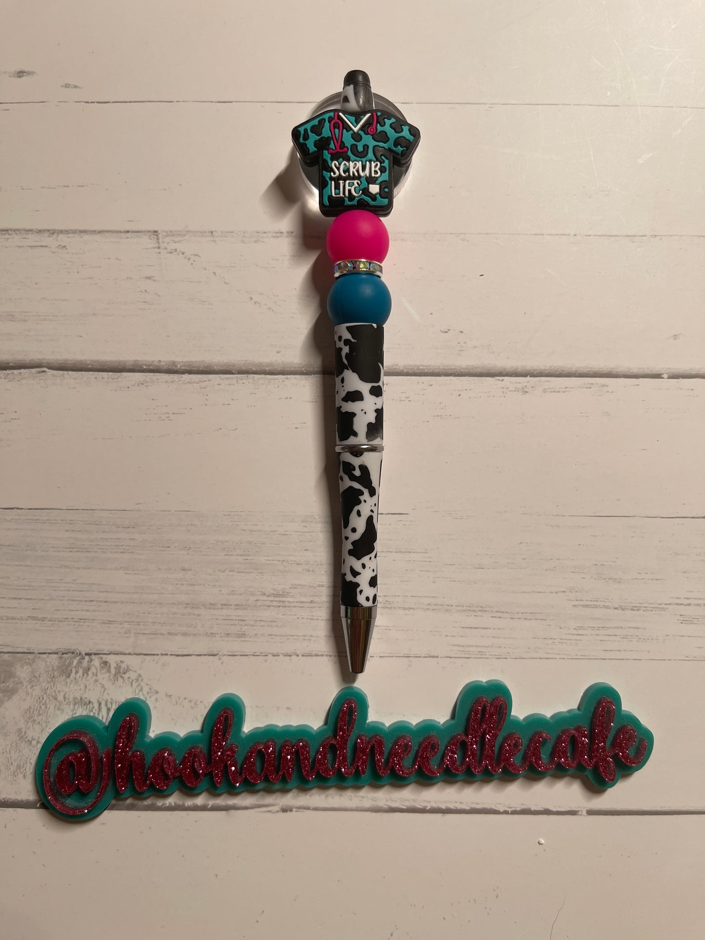 Nurse Healthcare Vet Tech Focal Beaded Pen