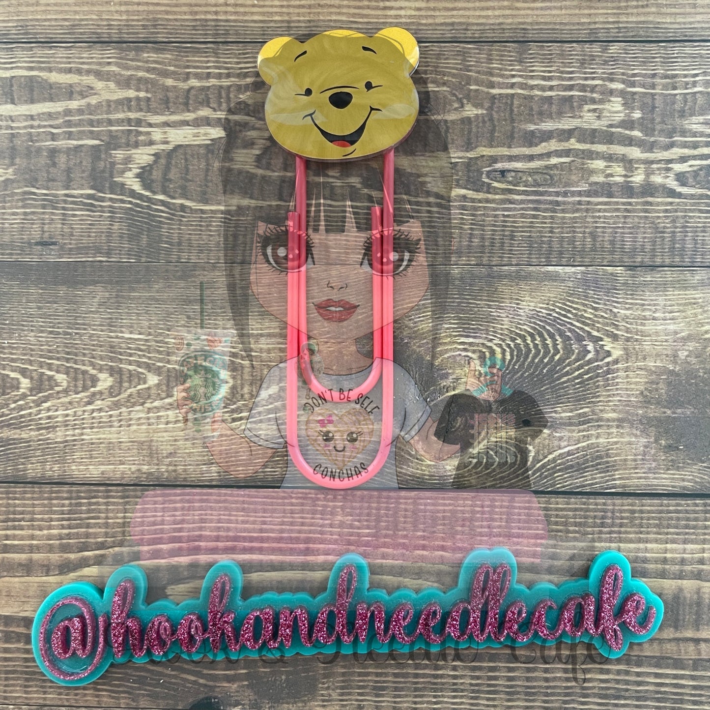 Jumbo Paper Clip Bookmark Cute Personalized Customized Reading