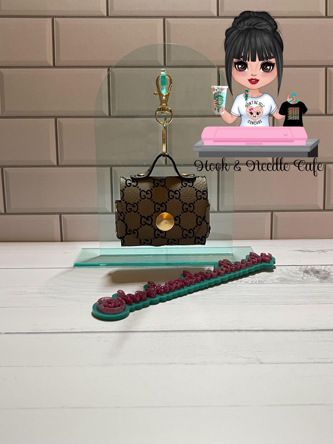 Designer Bag Headphone Case Keychain Airpods Pro