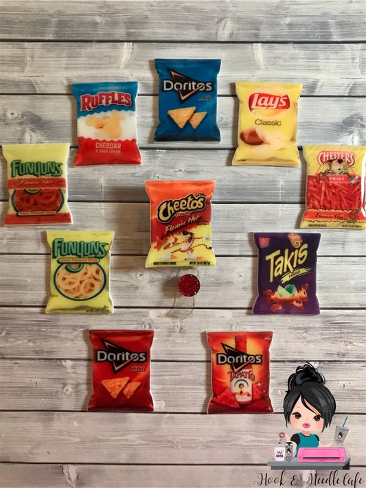 Cheetos Badge Reel - Hot Cheetos Lover - Cute Badge Reels - Snack Badge Reels - Chip Bag Badge Reels - Funny Badge Reels - Fun