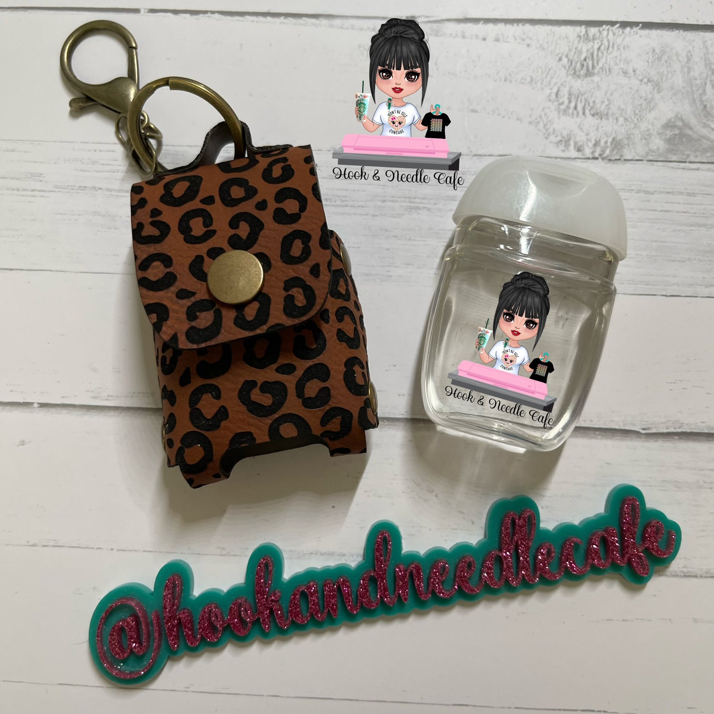 Handbag Hand Sanitizer Key Chain